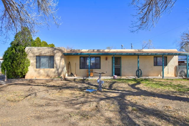 view of front of property with stucco siding