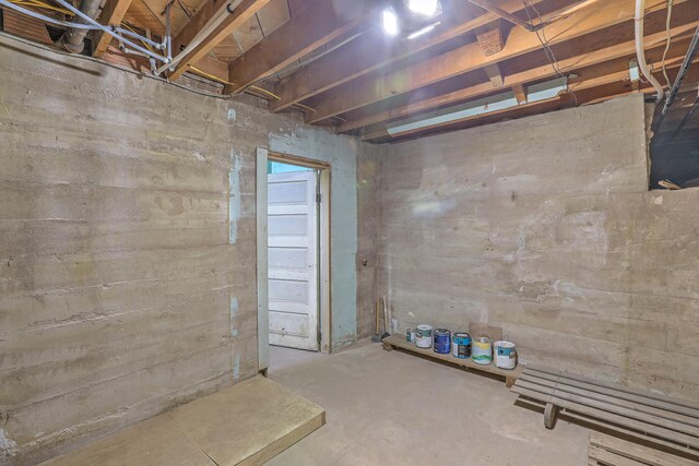 506 Onate Pl, Santa Fe, NM 87501 - view of unfinished basement
