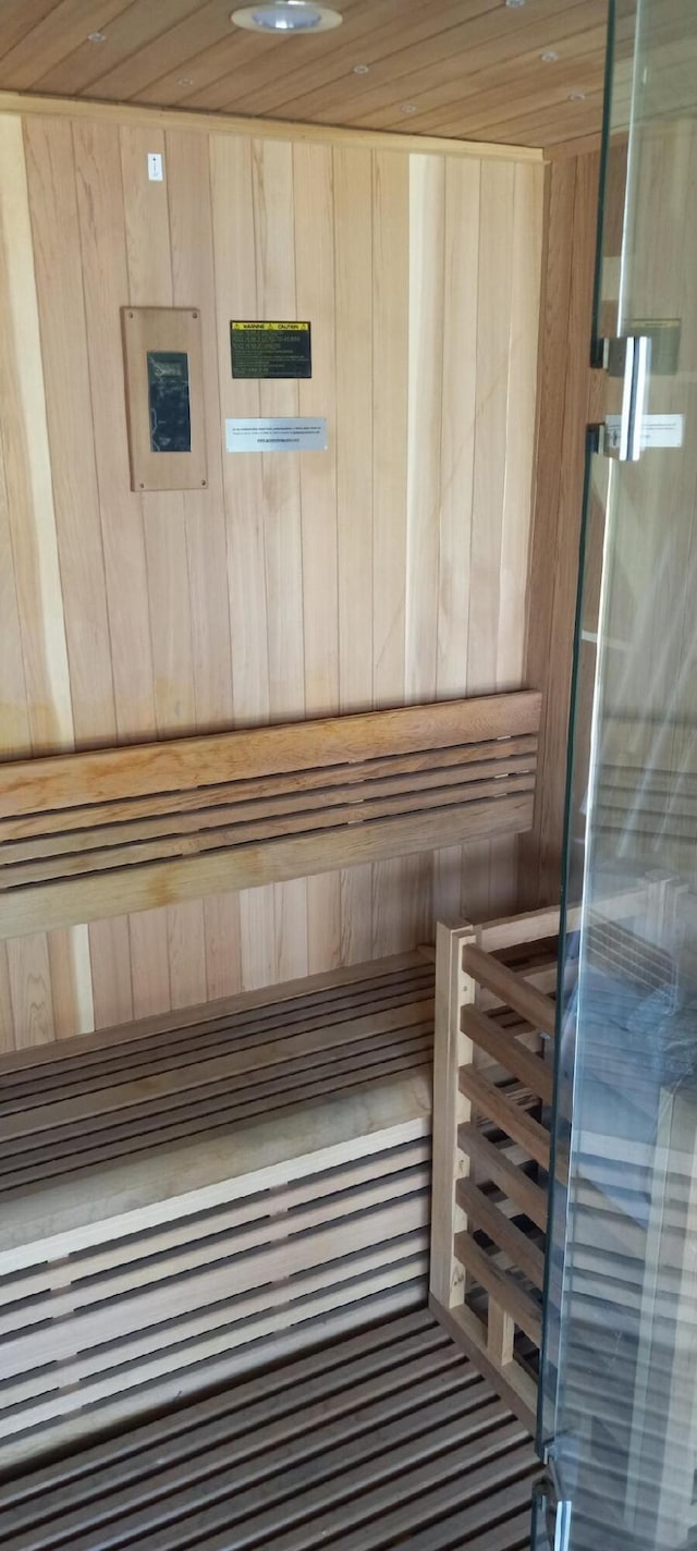 view of sauna / steam room