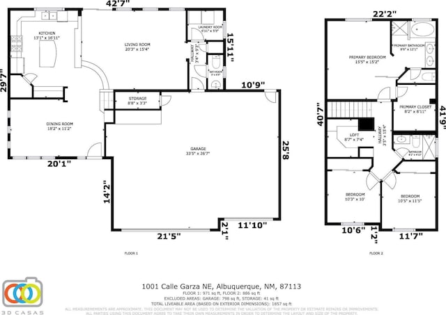 1001 Calle Garza NE, Albuquerque, NM 87113 - view of layout