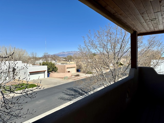 2638 Aloysia Ln NW, Albuquerque, NM 87104 - balcony featuring a mountain view