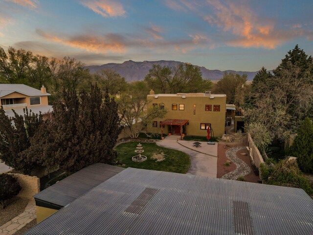 240 E Valverde Rd, Corrales, NM 87048 - view of exterior entry with stucco siding