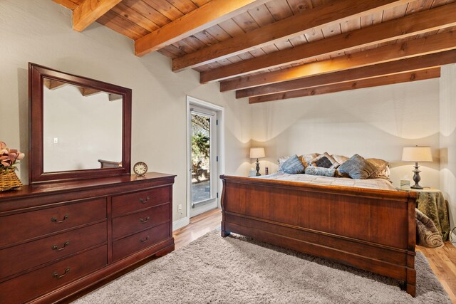 240 E Valverde Rd, Corrales, NM 87048 - bathroom with a wooden ceiling with exposed beams, vanity, tile patterned flooring, shower / tub combo, and tile walls