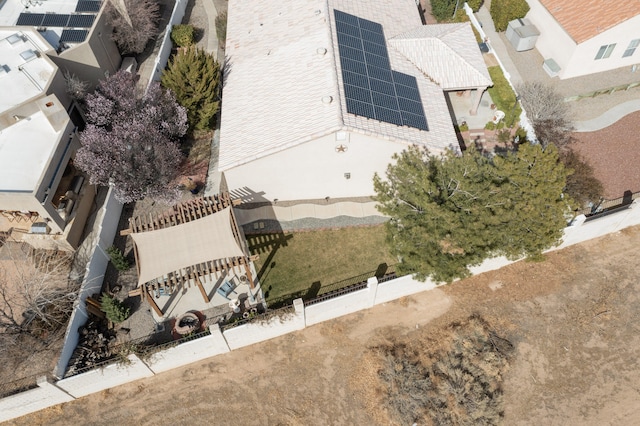 drone / aerial view