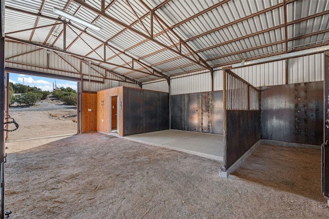 view of stable