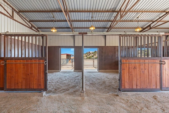view of stable