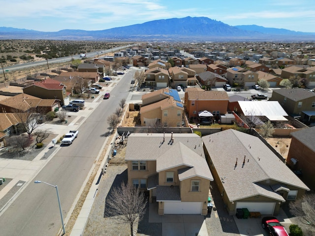 5750 Quay St, Rio Rancho, NM 87144 - aerial view featuring a mountain view and a residential view