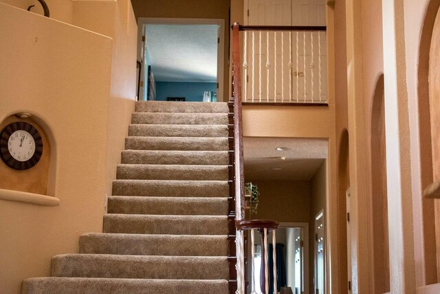 view of staircase