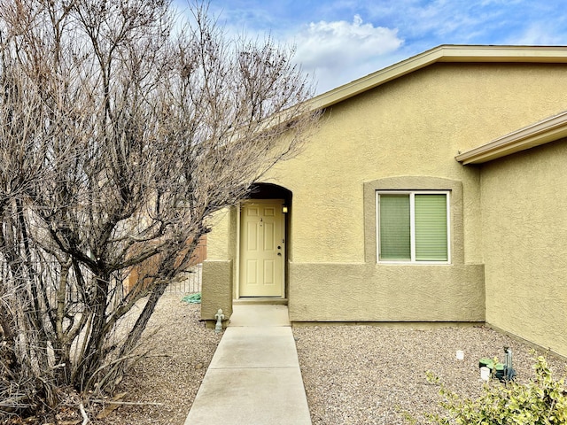 131 Las Ramblas Ave NW, Rio Rancho, NM 87144 - entrance to property featuring stucco siding