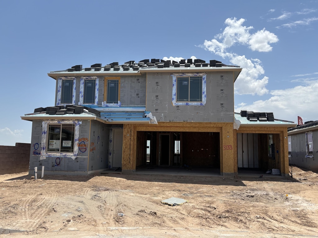 3133 Wolf Tail Loop NE, Rio Rancho, NM 87144 - property under construction with an attached garage