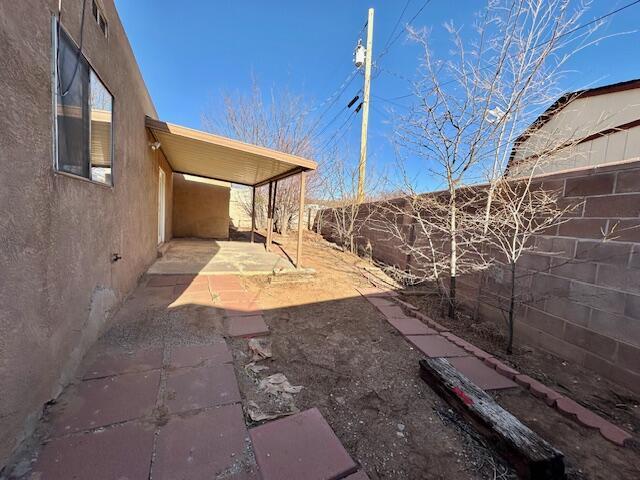 701 Houston Ave, Grants, NM 87020 - view of yard with fence