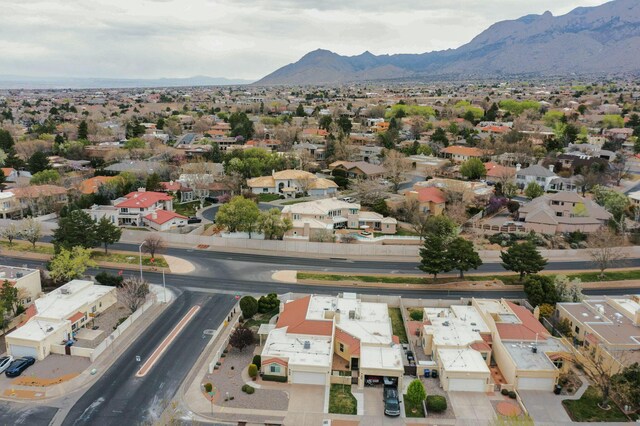 6404 Oak Hill NE, Albuquerque, NM 87111 - bird's eye view featuring a residential view and a mountain view