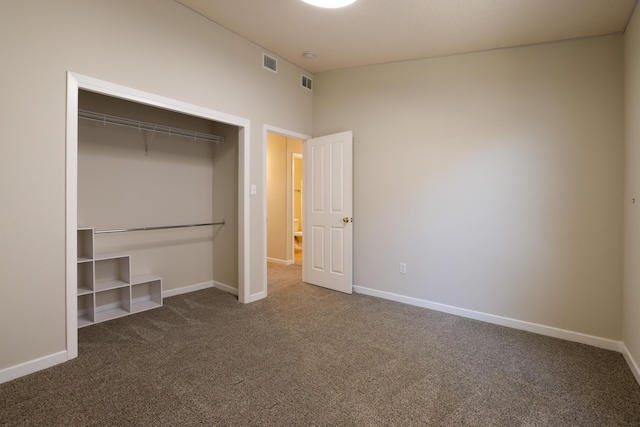 6331 Avenida Madrid NW, Albuquerque, NM 87114 - unfurnished bedroom with a closet, visible vents, carpet flooring, and baseboards