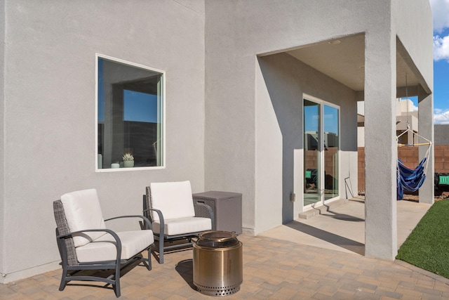 2422 Lynn Rd SE, Rio Rancho, NM 87124 - view of patio / terrace featuring fence