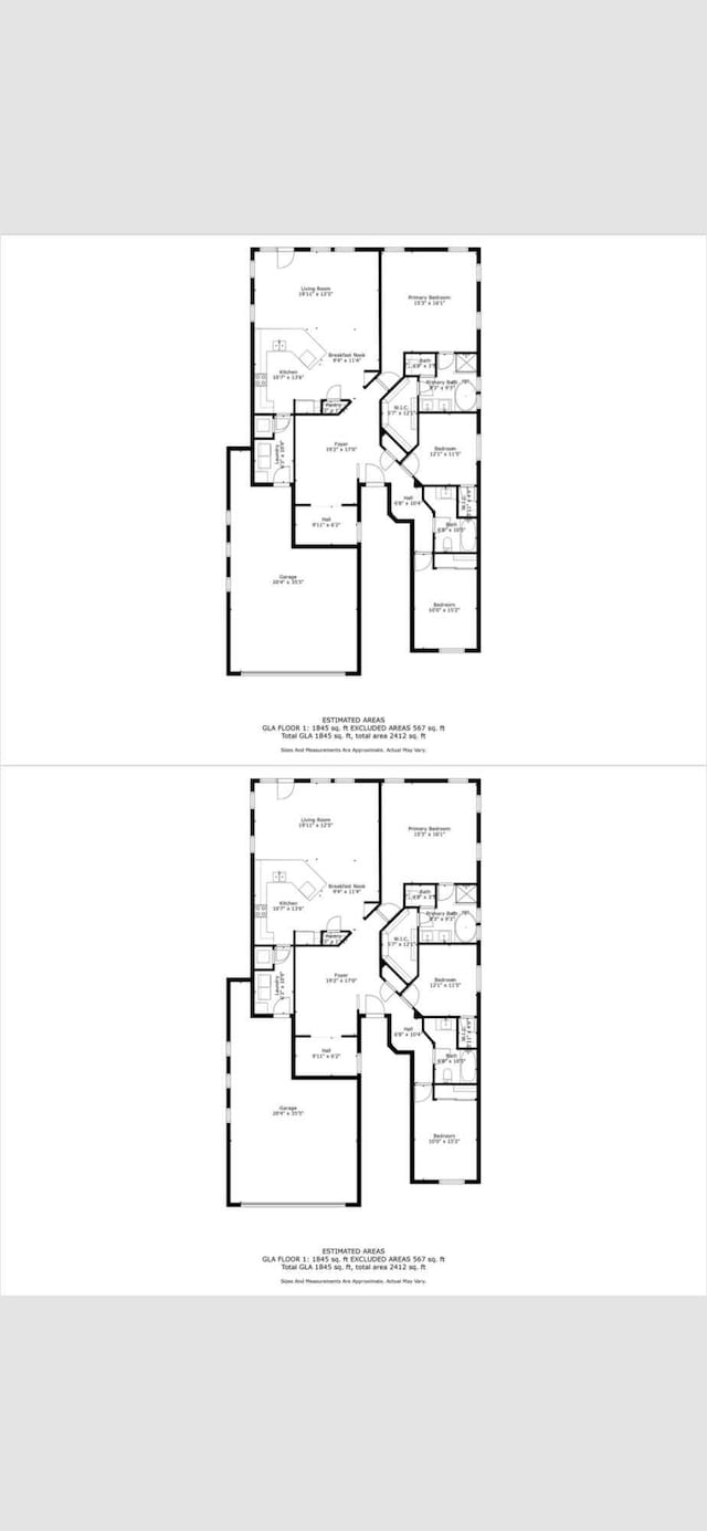 10916 Calandrias St NW, Albuquerque, NM 87114 - floor plan