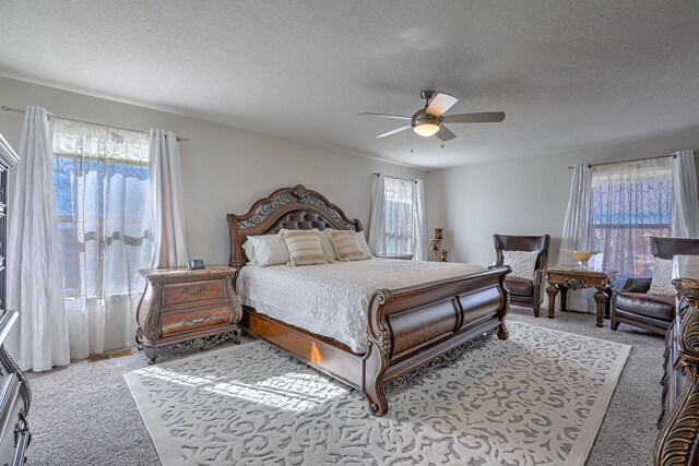 8717 Sevano Cir NE, Albuquerque, NM 87113 - bedroom with carpet and a textured ceiling