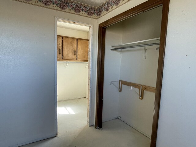 view of closet