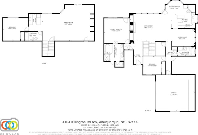 4104 Killington Rd NW, Albuquerque, NM 87114 - room layout