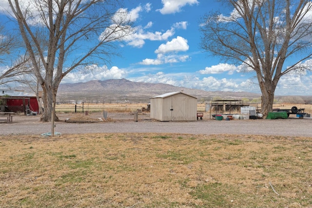69 Midway Rd, Lemitar, NM 87823 - view of yard with a mountain view