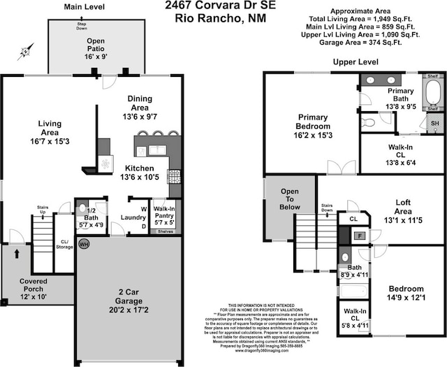 2467 Corvara Dr SE, Rio Rancho, NM 87124 - fenced backyard featuring a patio area