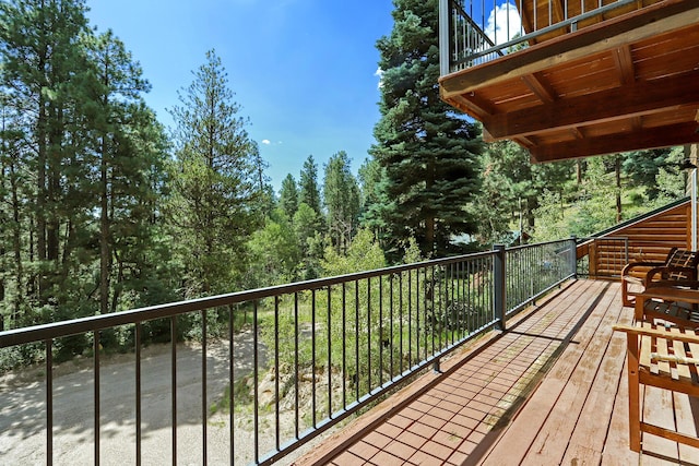 view of deck