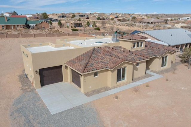bird's eye view featuring a residential view