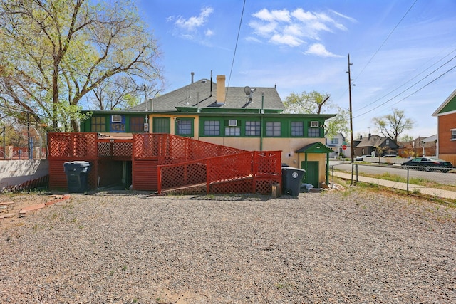 223 Edith Blvd SE, Albuquerque, NM 87102 - back of house with fence and a deck