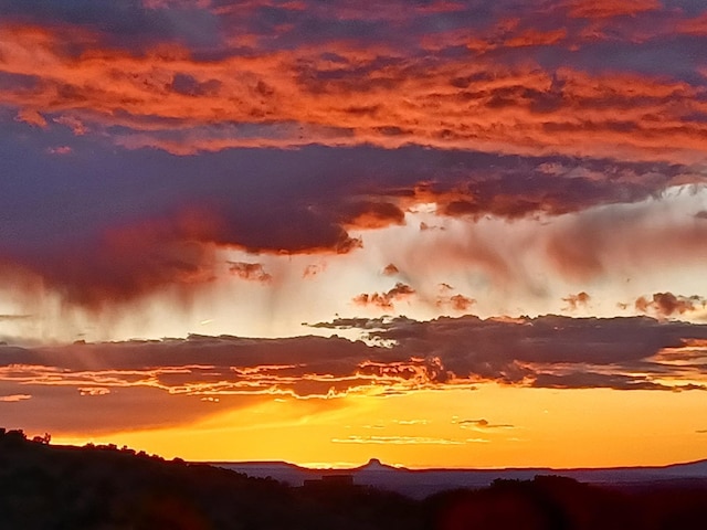view of nature at dusk