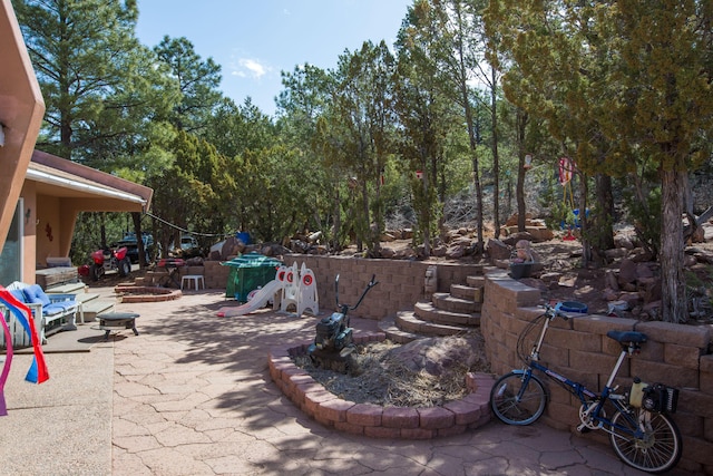 32 Puntilla Dr Unit B, Tijeras, NM 87059 - view of patio