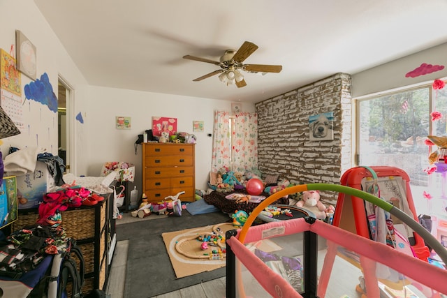 32 Puntilla Dr Unit B, Tijeras, NM 87059 - bedroom featuring a ceiling fan