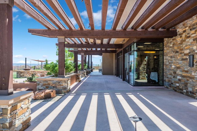 view of patio