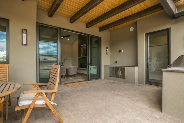 1016 Guadalupe Villa NW, Albuquerque, NM 87114 - view of patio