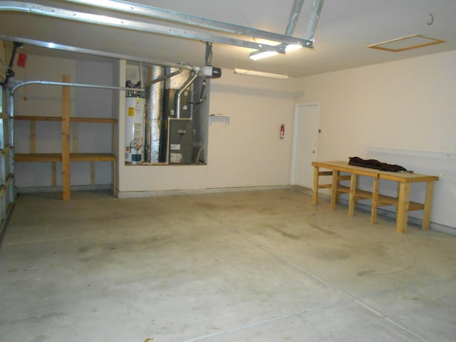 3461 Lone Tree St SW, Los Lunas, NM 87031 - garage with heating unit and gas water heater