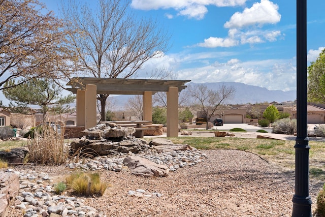 3605 Greystone Ridge Dr SE, Rio Rancho, NM 87124 - view of yard featuring a mountain view