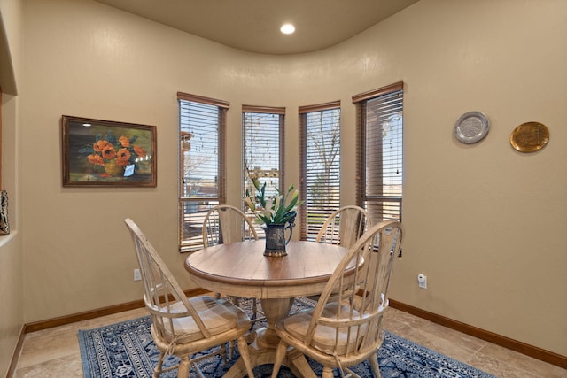3605 Greystone Ridge Dr SE, Rio Rancho, NM 87124 - dining room with baseboards and light tile patterned flooring