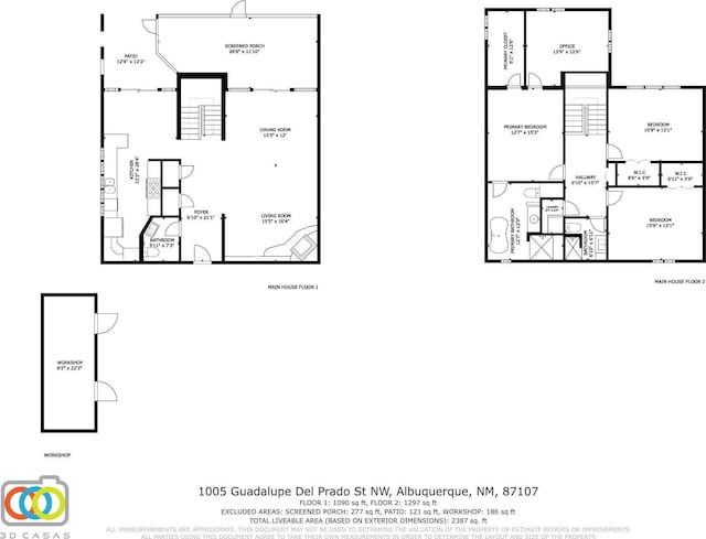 1005 Guadalupe Del Prado St NW, Albuquerque, NM 87107 - view of layout