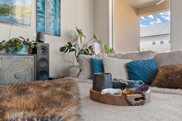 view of living area