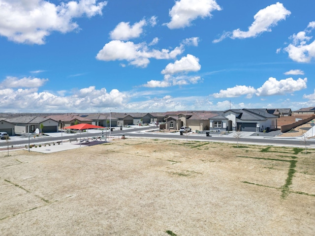 view of yard with a residential view