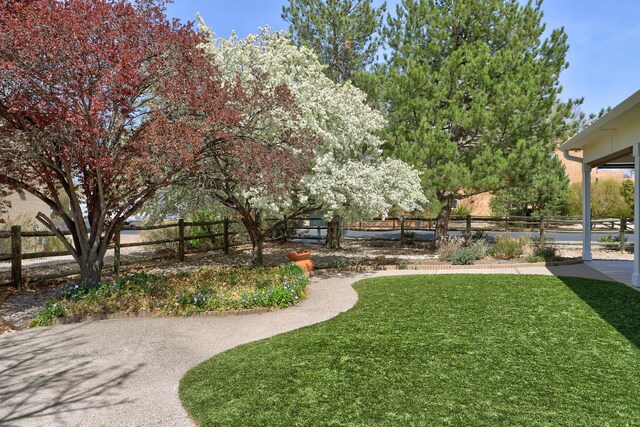 2703 Pueblo Grande Trl NW, Albuquerque, NM 87120 - view of yard with fence