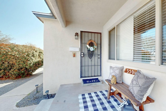 3501 Westerfeld Dr NE, Albuquerque, NM 87111 - entrance to property featuring stucco siding