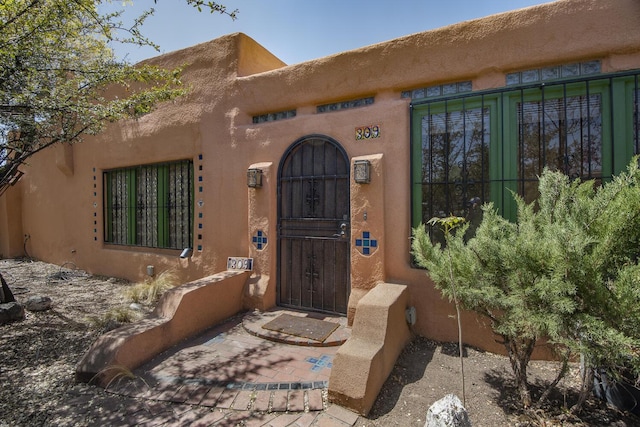 view of entrance to property