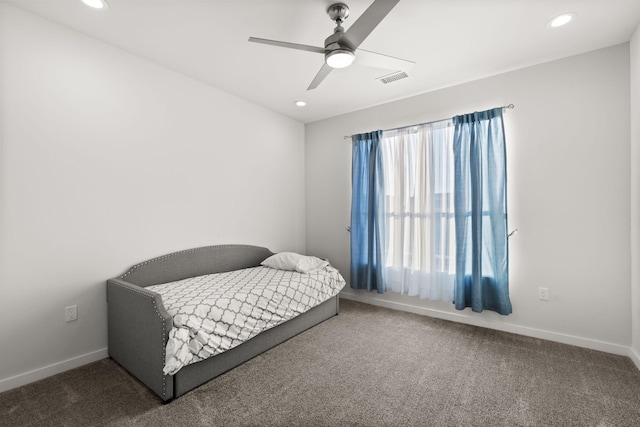 8023 Victoria Dr NW, Albuquerque, NM 87120 - bedroom featuring recessed lighting, visible vents, and carpet