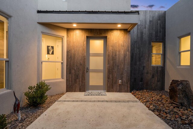 8023 Victoria Dr NW, Albuquerque, NM 87120 - entrance to property with stucco siding