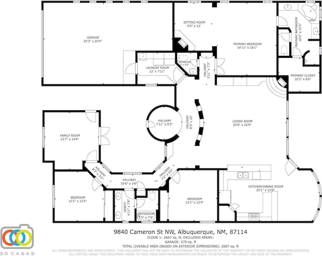9840 Cameron St NW, Albuquerque, NM 87114 - view of layout
