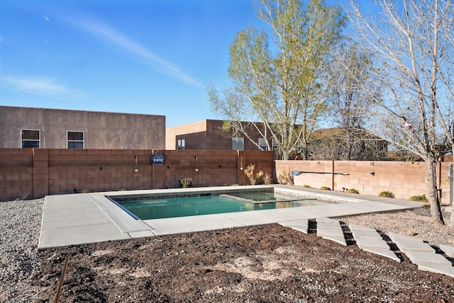 7327 Hearthstone Rd NW, Albuquerque, NM 87114 - view of pool featuring a fenced backyard and a patio area