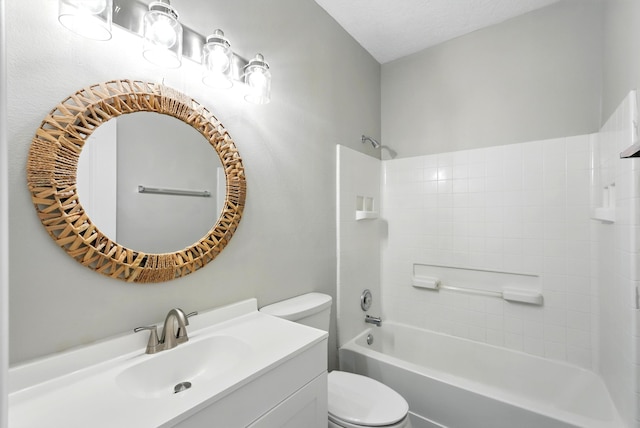 7327 Hearthstone Rd NW, Albuquerque, NM 87114 - full bath with toilet, vanity, and shower / bath combination