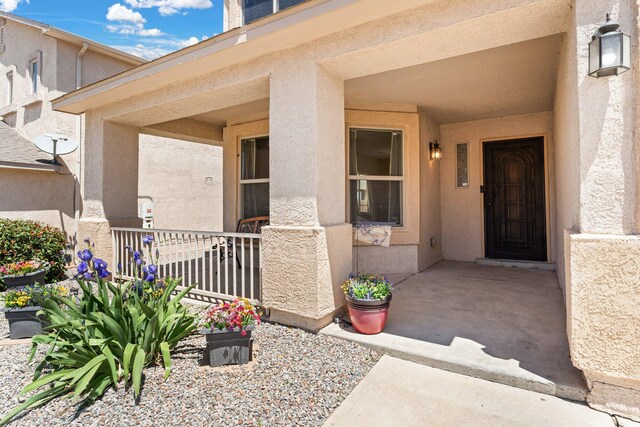10532 Box Canyon Pl NW, Albuquerque, NM 87114 - entrance to property featuring stucco siding