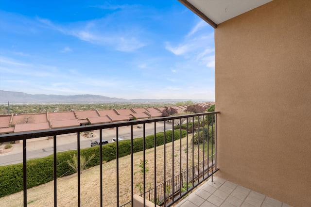 2700 Vista Grande Dr NW Unit 56, Albuquerque, NM 87120 - balcony featuring a mountain view
