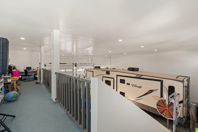 2912 William St SE, Albuquerque, NM 87102 - interior space featuring concrete floors and recessed lighting