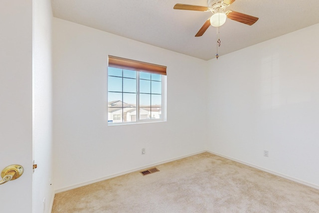 2740 Wilder Loop NE, Rio Rancho, NM 87144 - carpeted empty room with visible vents, baseboards, and a ceiling fan